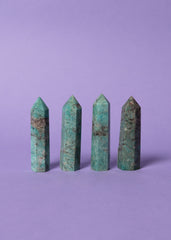Blue Amazonite Point