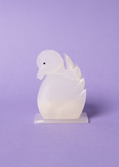 Onyx Swan Napkin Holder