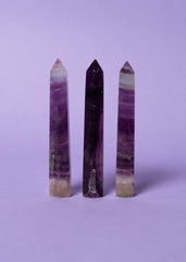 Purple Fluorite Tower