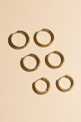 Goddess Hoop Earrings