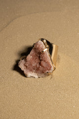 Pink Amethyst Cuff Ring