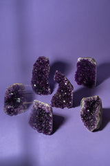 Amethyst with Polished Base (Purple)