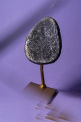 Amethyst on Stand (Black)