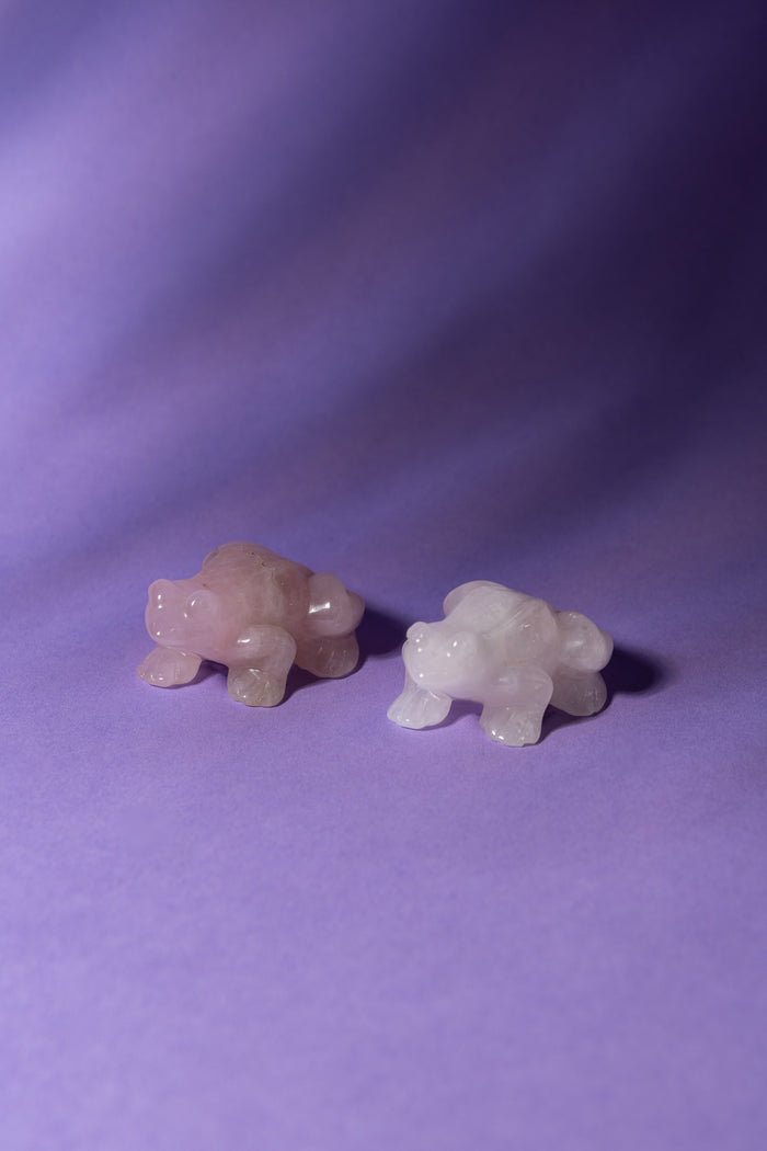 Rose Quartz Frogs