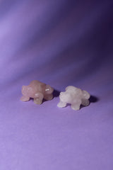 Rose Quartz Frogs