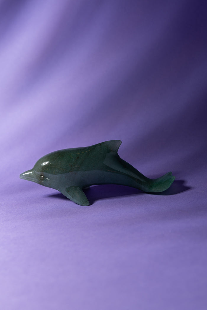 Green Aventurine Dolphin