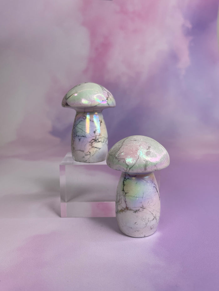 Aura Howlite Mushrooms