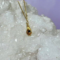 Sorceress' Palm Pendant: Tanzanite