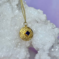 Amethyst Flower of Life Pendant