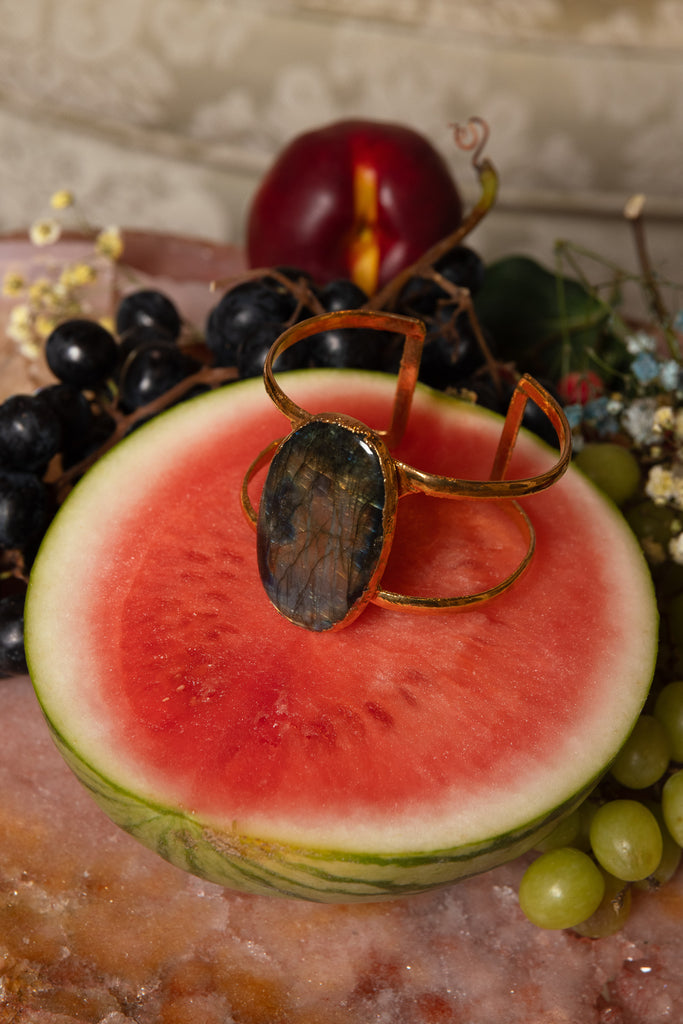 Lightning: A Labradorite Empress Cuff