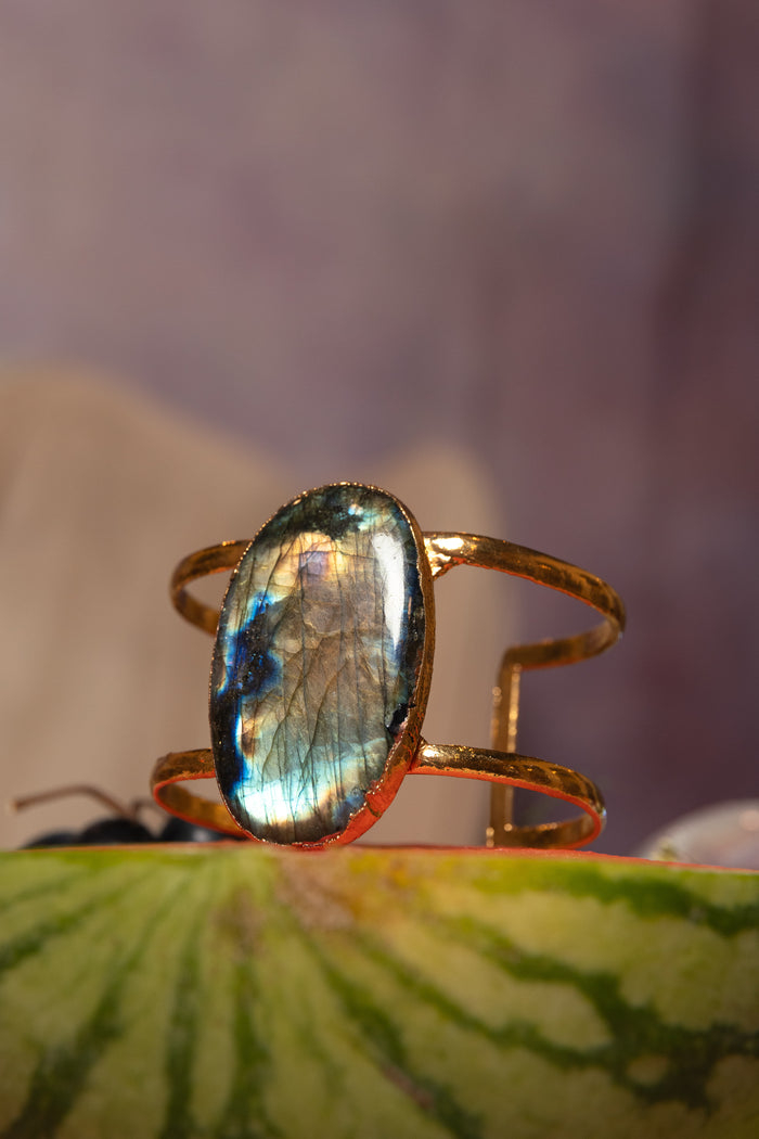 Lightning: A Labradorite Empress Cuff