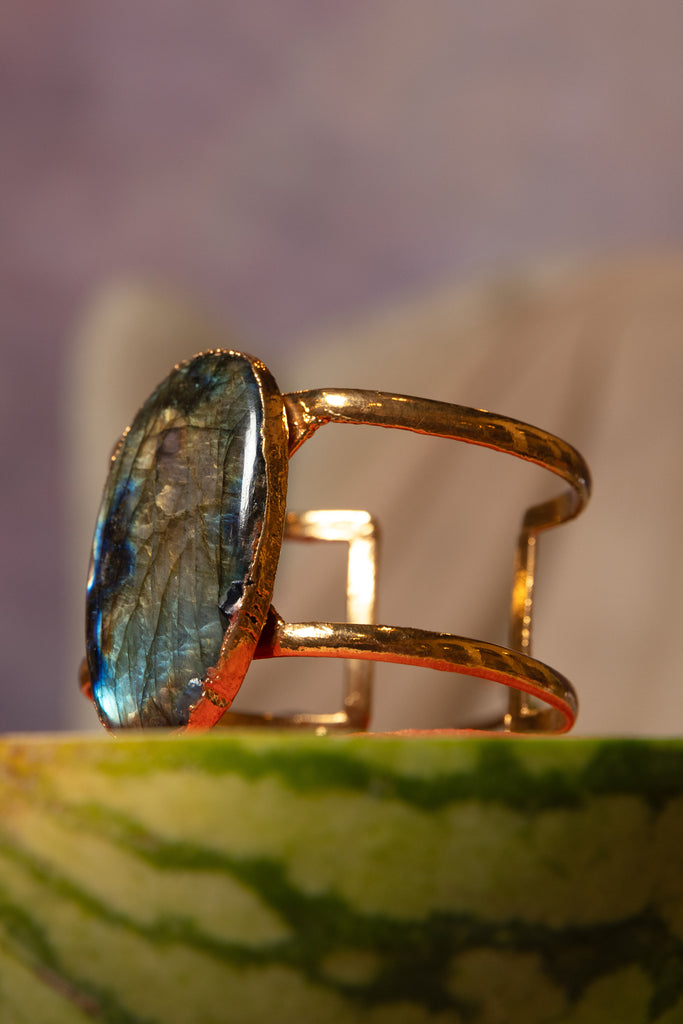 Lightning: A Labradorite Empress Cuff