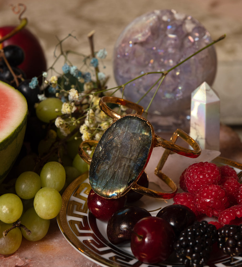 Lightning: A Labradorite Empress Cuff