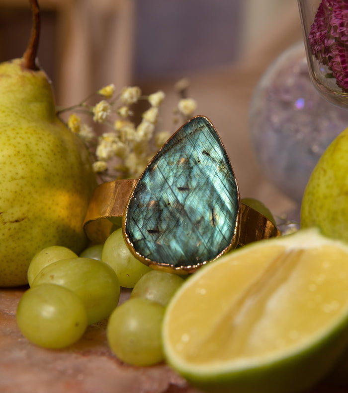 Thunder: A Labradorite Empress Cuff