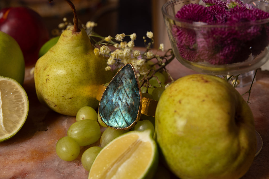 Thunder: A Labradorite Empress Cuff