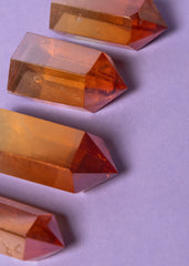 Sunshine Aura Quartz Points