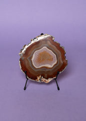 Agate Slice with Stand