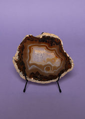 Agate Slice with Stand