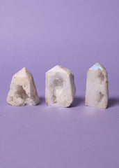 Aura Druzy Quartz Towers