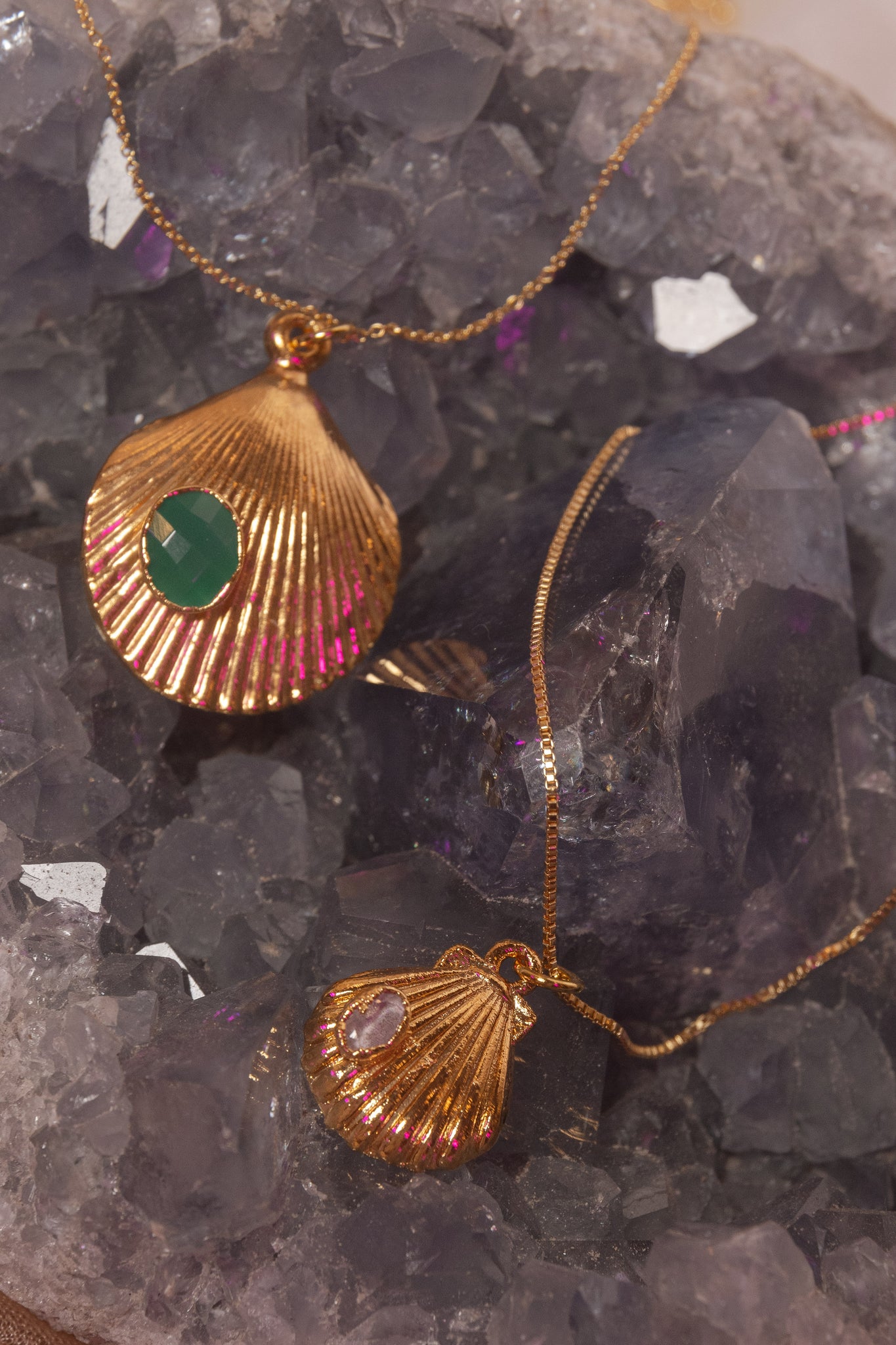 Aphrodite's Shell of Radiance Pendant – Merkababe Designs