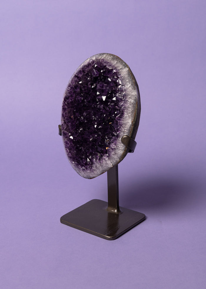 Amethyst Geode On Stand