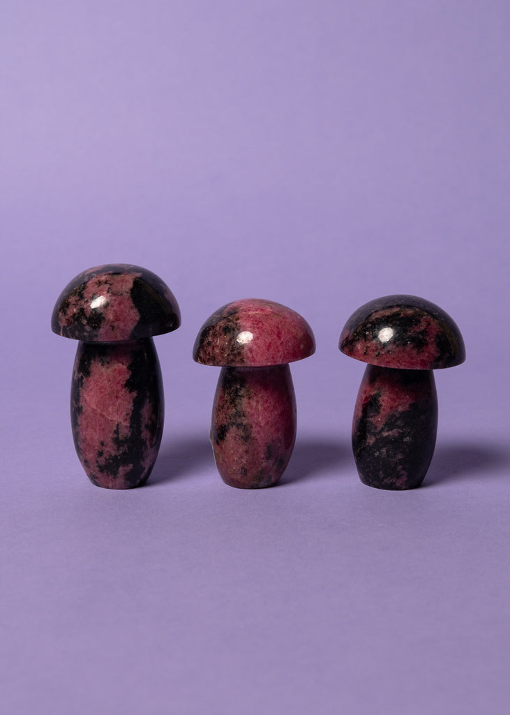 Rhodonite Mushrooms