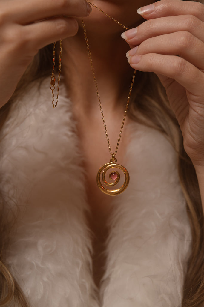 Great Mother's Sacred Spiral Pendant