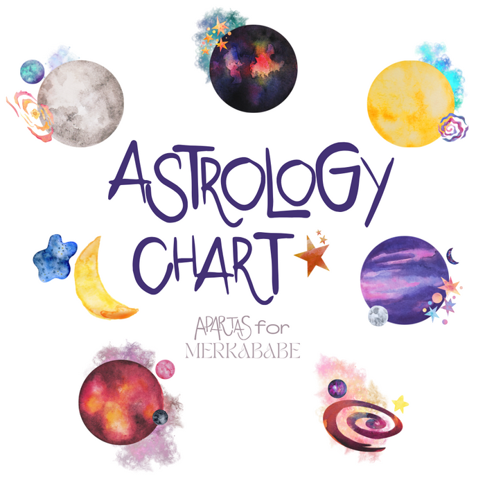 Personal Artistic Natal Chart by Giulia