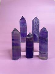 Indigo Fluorite Points