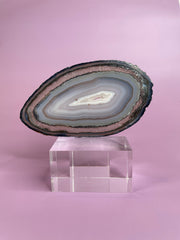 Druzy Agate Slice