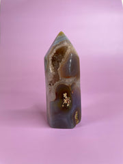 Druzy Agate Tower
