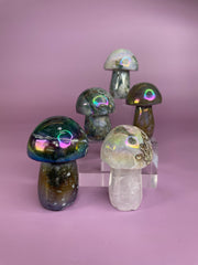 Aura Moss Agate Mushrooms