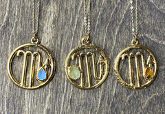 Scorpio 24k Gold Pendants
