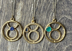 Taurus 24k Gold Pendants