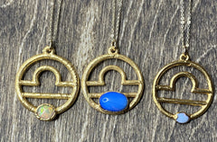 Libra 24k Gold Pendants