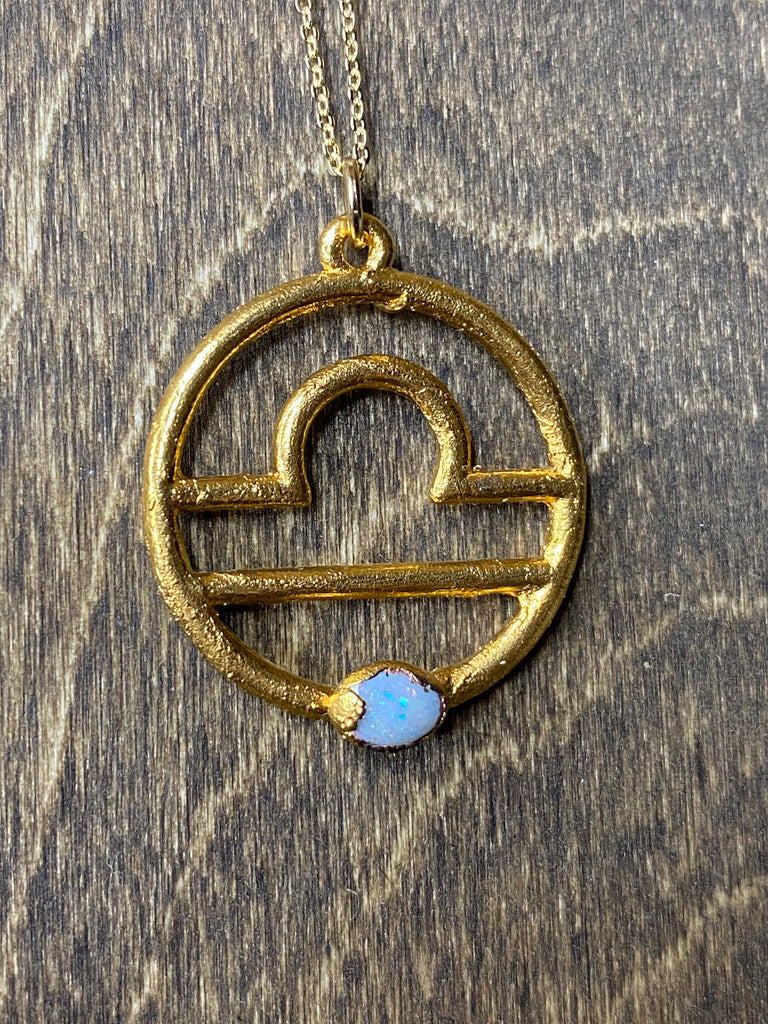 Libra 24k Gold Pendants