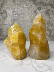 Golden Healer Quartz Flames