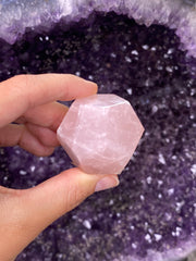 Rose Quartz Dodecahedron