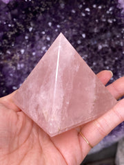 Rose Quartz Pyramid