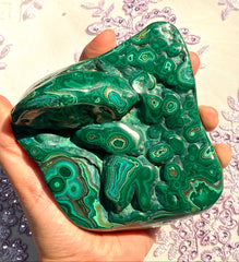 Malachite and Chrysocolla Freeform