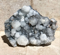 Apophyllite, Stilbite, Chalcedony on Black Chalcedony Specimen