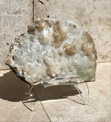 Light Green Apophyllite, Heulandite and Chalcedony Specimen
