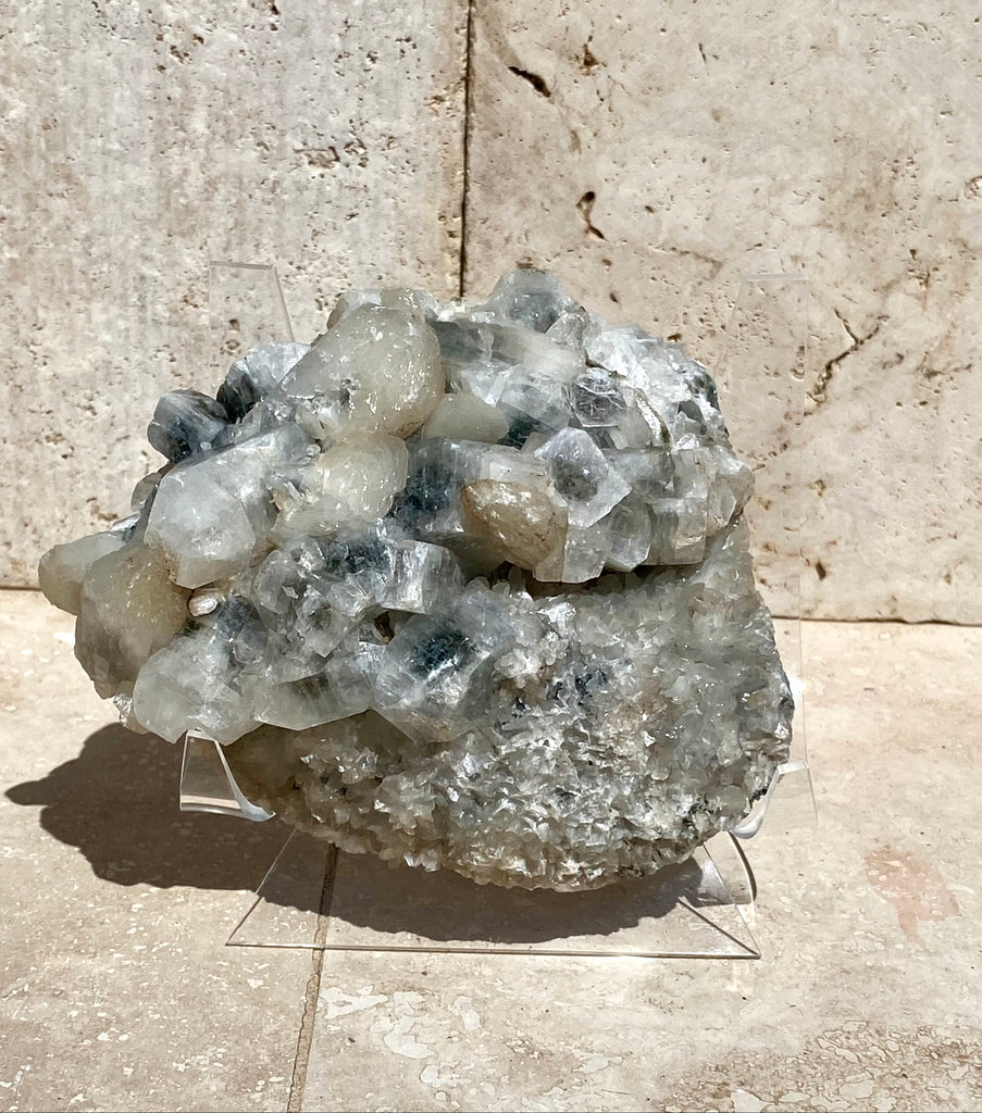 Apophyllite, Calcite and Chalcedony Specimen