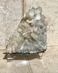 Apophyllite, Stilbite, Heulandite on Chalcedony Specimen