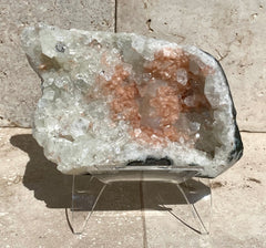 Apophyllite, Stilbite and Druzy Chalcedony Specimen