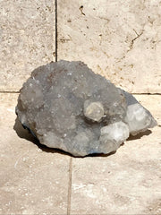 Apophyllite and Blue Chalcedony Flower Specimen