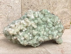 Mint Green Apophyllite, Stilbite, and Heulandite Specimen