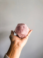 Rose Quartz Dodecahedron