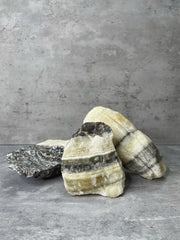 Raw Black-Banded Onyx