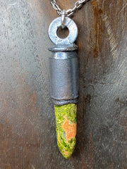 Unakite Bullet Necklace